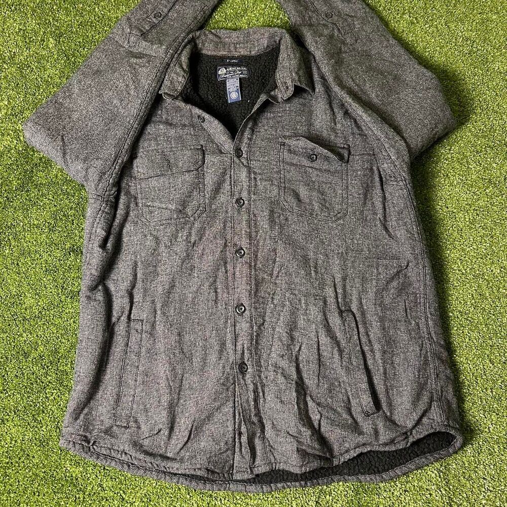 American-rag-cie Men's Grey and Black Jacket
